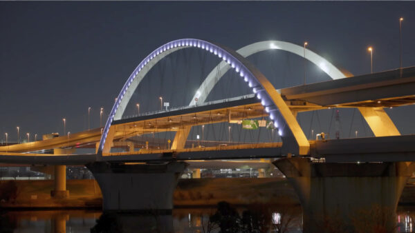 五色桜大橋　夜景